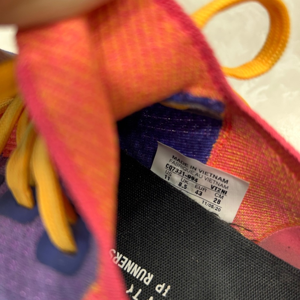 SOLD - Nike Infinity React 3 Women's Size 11 Multicolor Sneakers, purple, orange - Picture 11 of 13